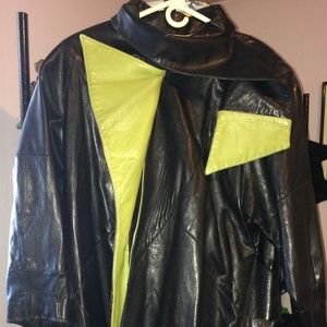 Soft Leather Designer Coat